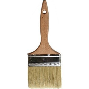 Ahşap Saplı  Kestirme Fırça No:4 (9 CM)