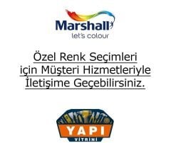 Marshall Silikonlu Özel Mat Silinebilir İç Cephe Boyası 15 LT Defne Yaprağı