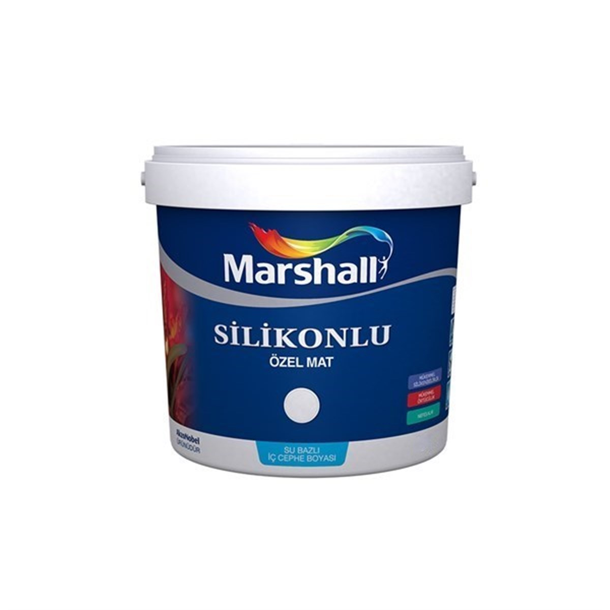 Marshall Silikonlu Özel Mat Silinebilir İç Cephe Boyası 15 LT Defne Yaprağı